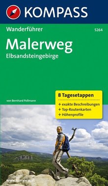 KOMPASS Wanderführer Malerweg - Elbsandsteingebirge, KOMPASS-Wanderführer
