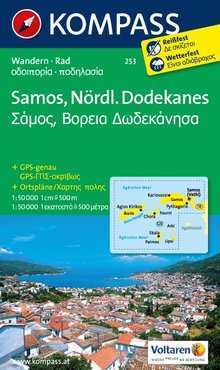KOMPASS Wanderkarte Samos - Nördlicher Dodekanes, KOMPASS-Wanderkarten