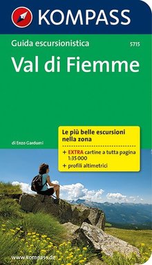 KOMPASS Wanderführer Val di Fiemme, italienische Ausgabe, MAIRDUMONT: KOMPASS-Wanderführer