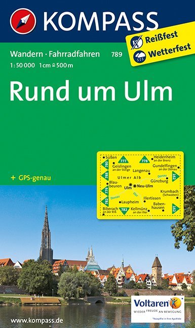 MAIRDUMONT KOMPASS Wanderkarte Rund um Ulm
