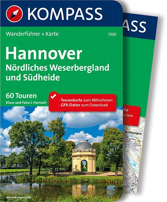 MAIRDUMONT KOMPASS Wanderführer Hannover - Nördliches Weserbergland und Südheide