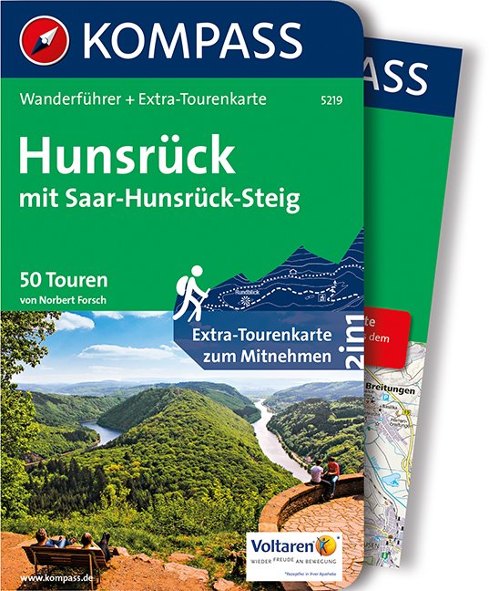 MAIRDUMONT KOMPASS Wanderführer Hunsrück mit Saar-Hunsrück-Steig